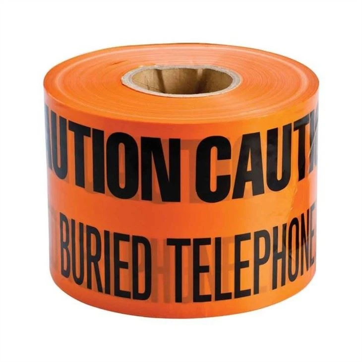 Non adhesive HDPE warning tape